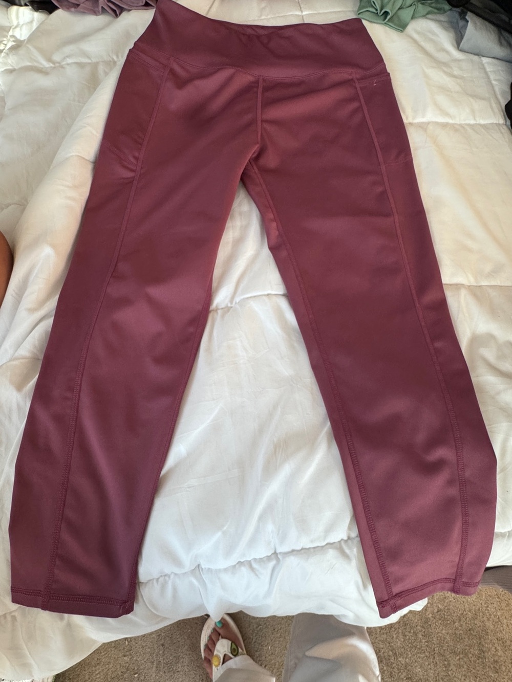 Skechers Maroon Active Leggings